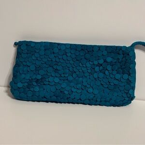 BAYAA Teal Clutch Bag
